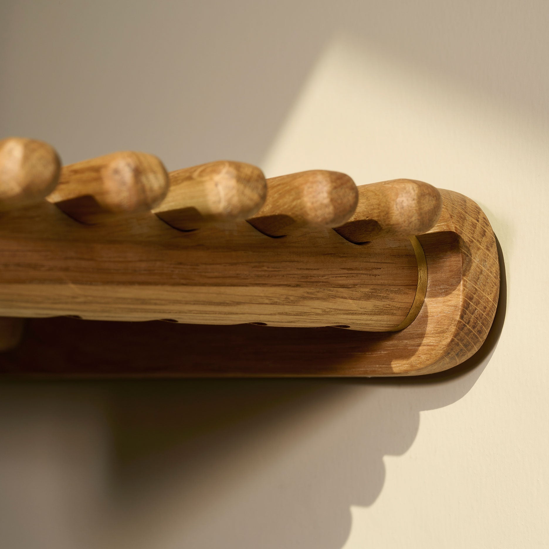 Wood II skohylde olieret L72 cm